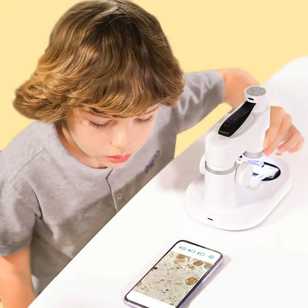 WiFi children digital microscope intelligent science education electronic magnifying glass beauty medical electronic microscope