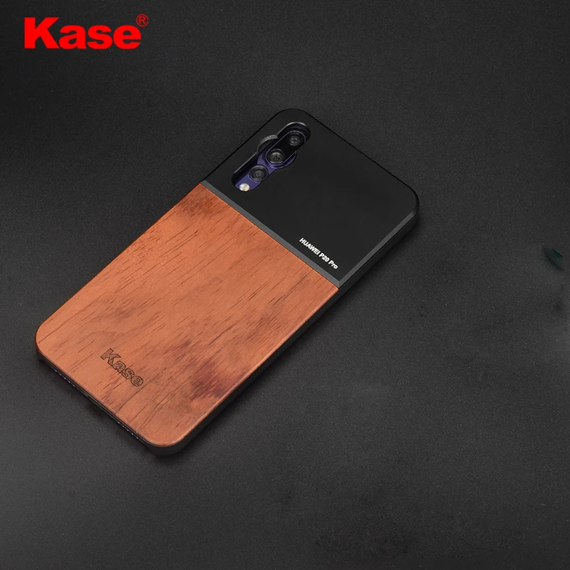 Kase Phone Lens Wooden Case Holder Protector for iPhone 14 13 12 8  Pro Max Samsung S10+ for Huawei P40 P40 pro+ 17mm Phone Lens