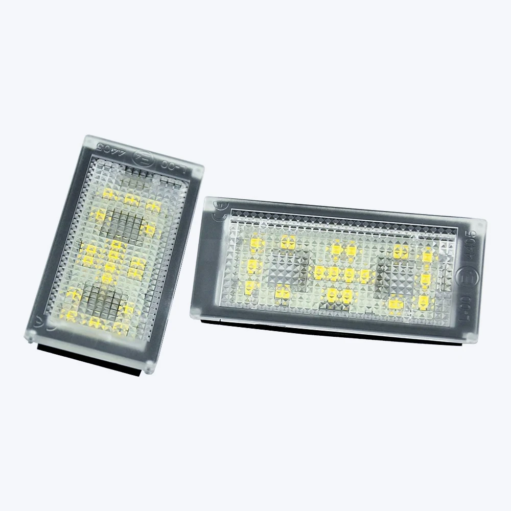 ZC-2x For BMW 7 Series E65 E66 2006-2008 Facelift White License Plate Lights LED Number Plate Light Error Free License Plate Lam