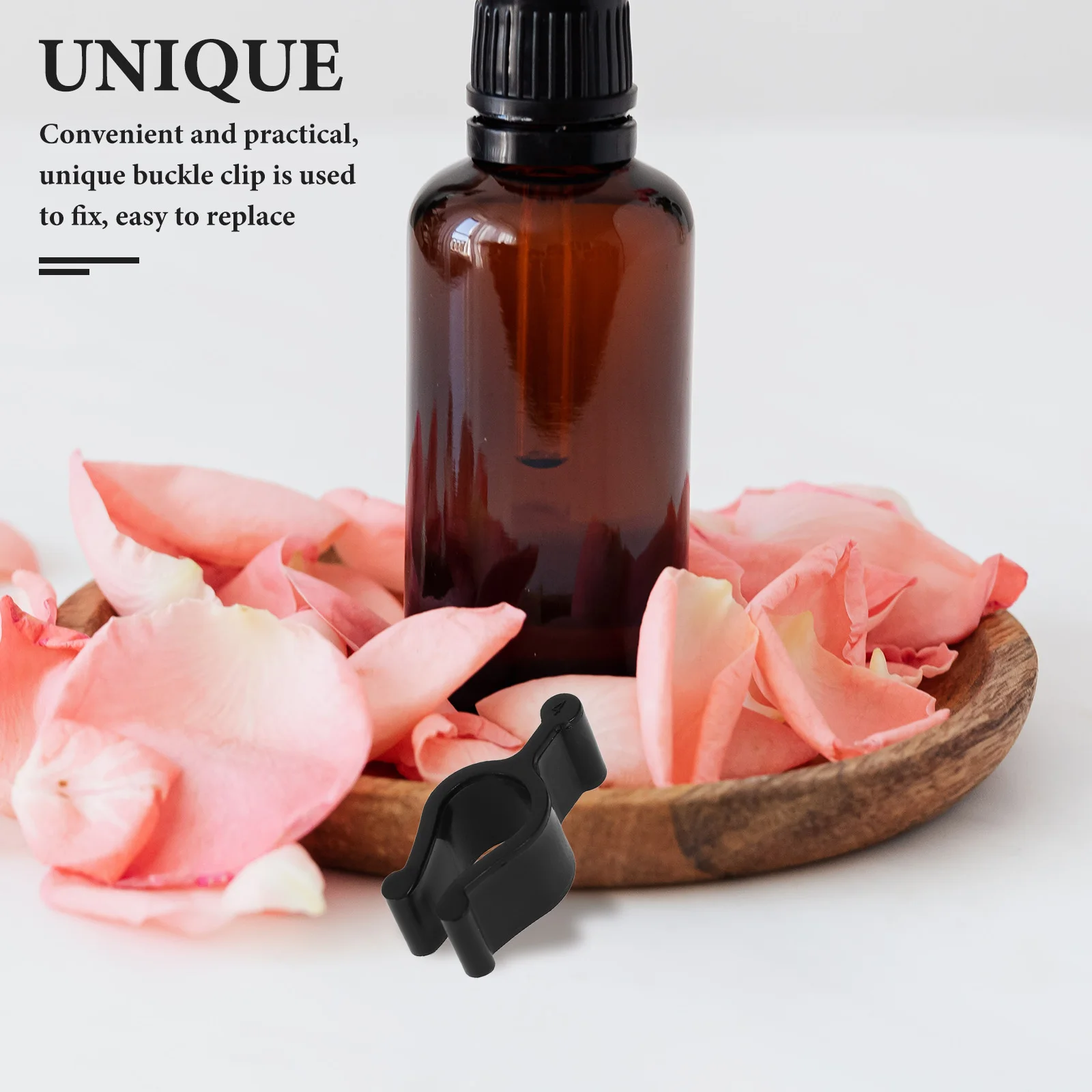 

30 Pcs Makeup Remover Oil Pump Clamp Dispenser Collar Bottle Clip Cleansing Accessories Lotion