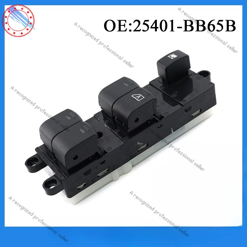 

25401-BB65B For 05-17 Nissan Navarra Right Drive Glass Lift Switch Power Window Switch