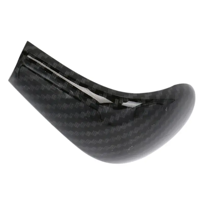 Leading-2X For Nissan Navara NP300 2016-2019 Car Carbon Fibre Gear Shift Knob Head Cover Trim Decoration Sticker Accessories