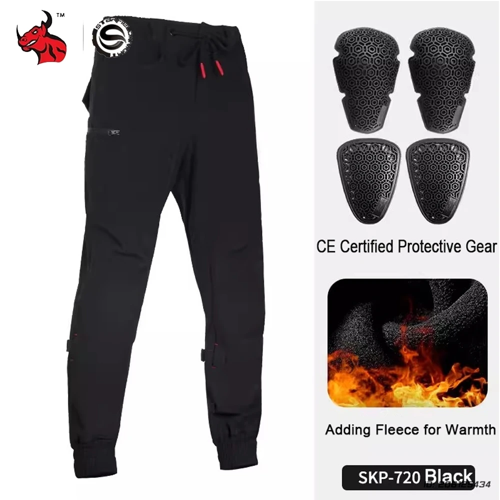 

Waterproof Motocross Pants Anti-Fall Wear-Resistant Motorcycle Pants Winter Warm MotorBike Pants Racing Pants With Protect Gears