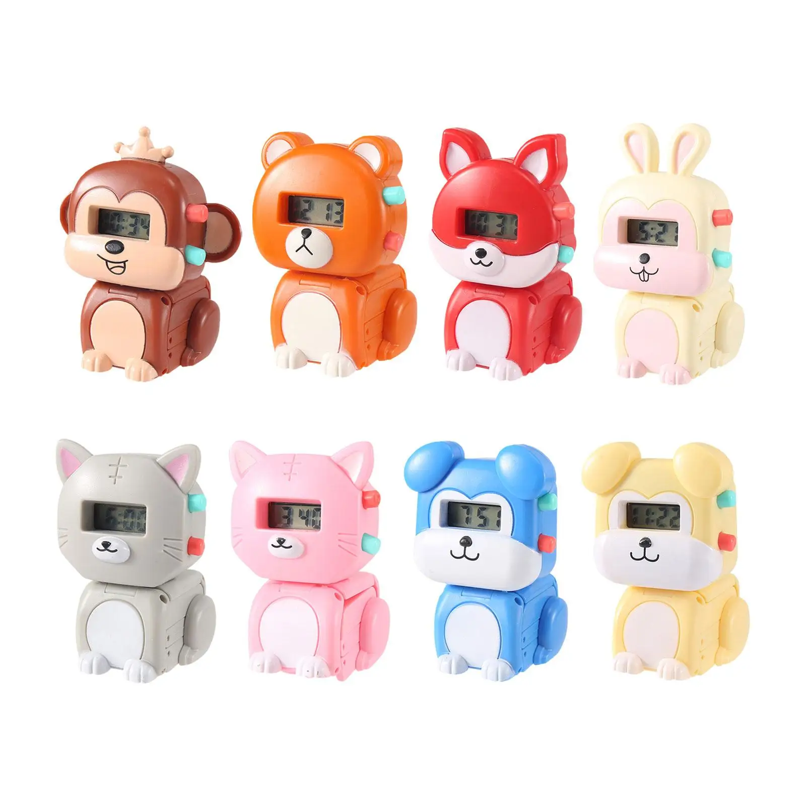 Electric Watch Toy Animal Deformation Toy, Children Toys, Digital Watches, Children Wrist Watch for Children, Boys Girls