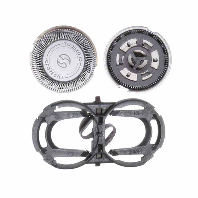 HOT Stainless Steel Universal Razor Blades Shaving Heads with ABS Mount Holder Kit Replacement for Philips PQ182 PQ183 PQ206