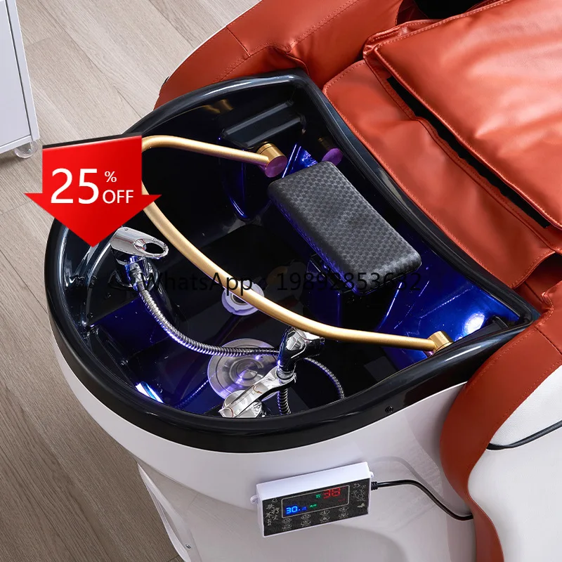 

YFY Thai Style Shampoo Bed Hair Salon Beauty Salon with Steaming Head Therapy Electric Multi-Functional Steaming