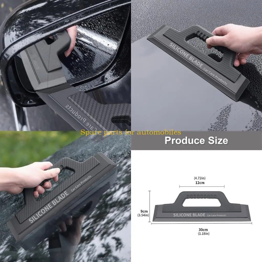 

H58F Гибкий автомобильный окно -водный скребок скрещивается мягкий силиконовый силикон для краски и хрома