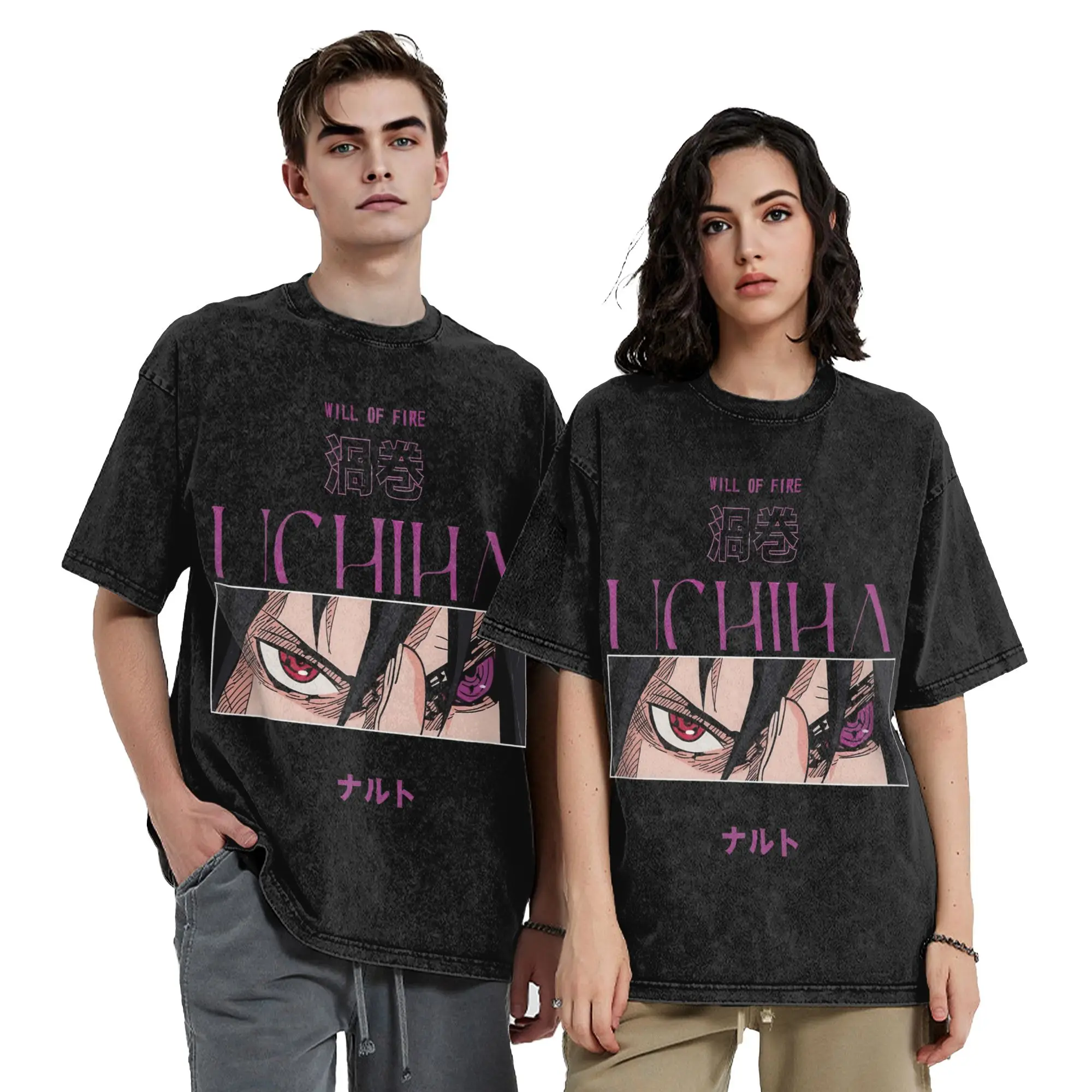 Washed T Shirts The Fallen Hero Who Chose Darkness Narutoes Anime   T-Shirt Oversize Streetwear Cotton Summer Tops Tee Shirt