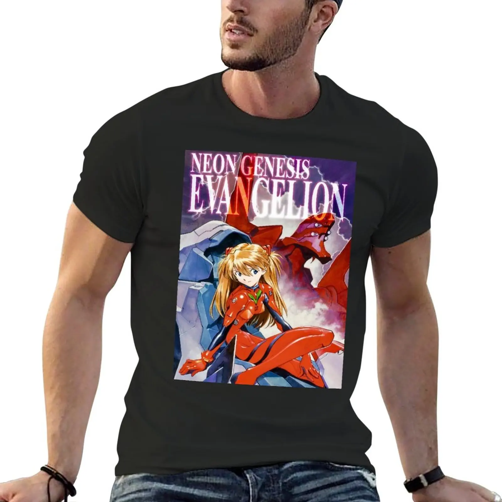 Asuka X 02 T-Shirt kawaii clothes Short sleeve tee tees customs heavyweight t shirts for men