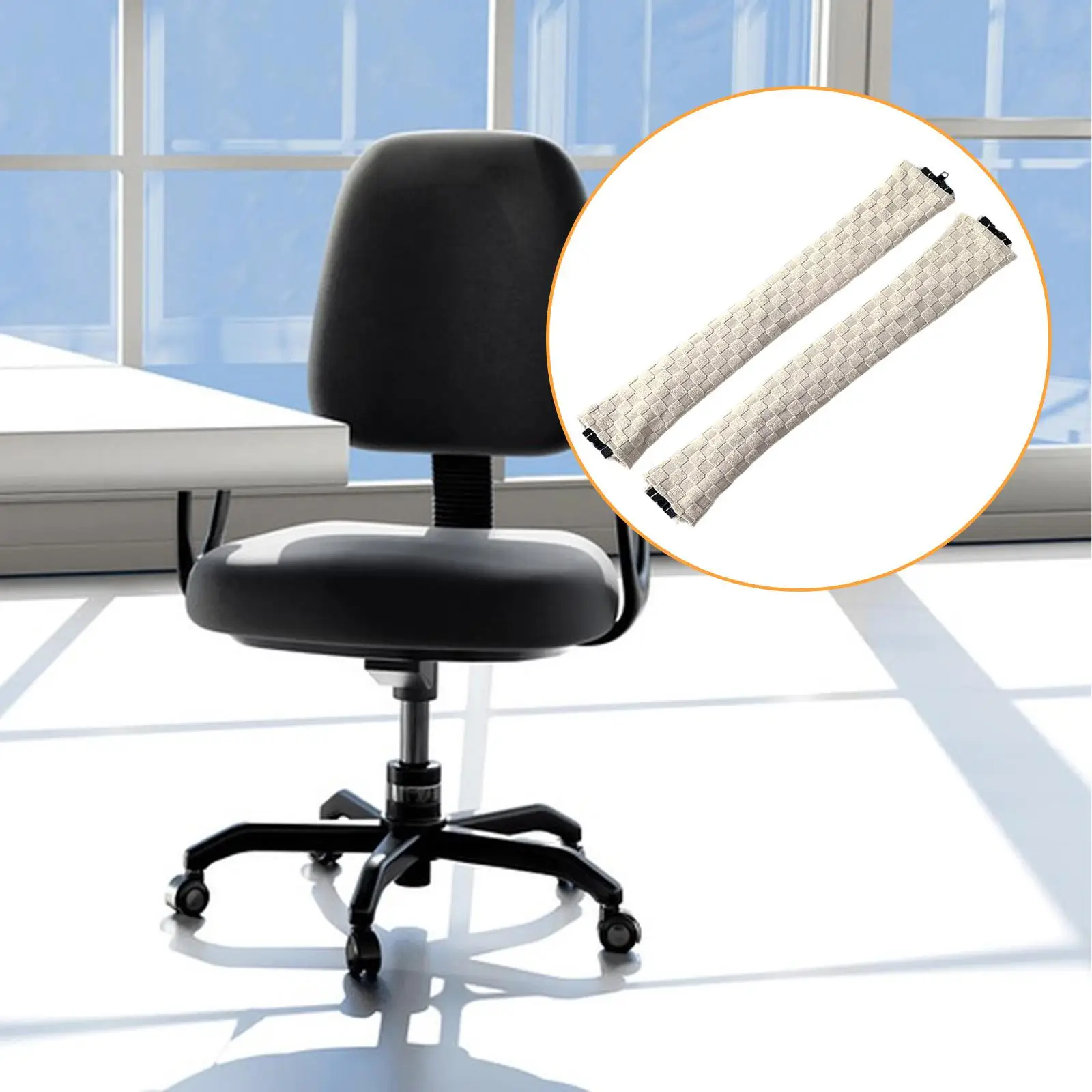 Jacquard Practical Armchair Armrest Covers Soft Chair Armrest Protector Easy to Clean for Recliner or Office