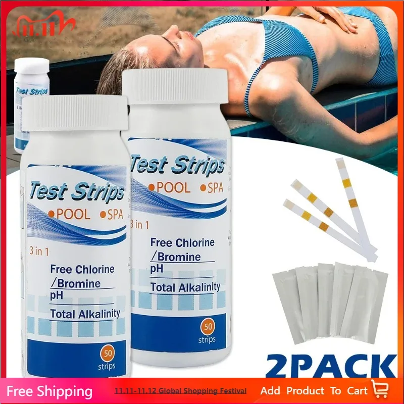 

Water Test Strip 3-in-1 Home Water Quality Test Swimming Pool Aquarium Water Test Strip Total Alkali Nitrate Nitrite PH Hardness