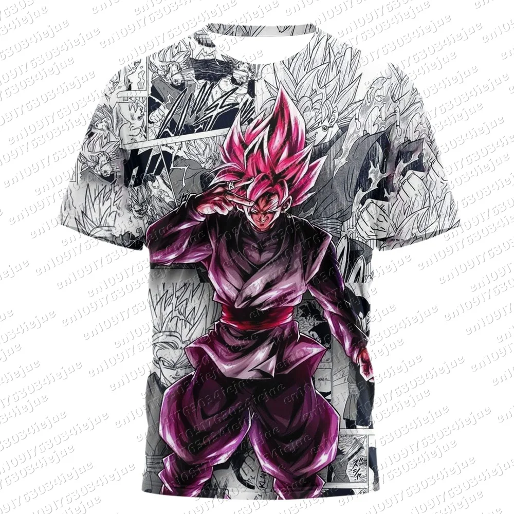 Dragon Ball Kid Super Goku Ultra Instinct 3D-Druck T-Shirt Unisex Comic-Panel Grafik Streetwear Alltagsoutfit für Anime-Fans – Detail 8