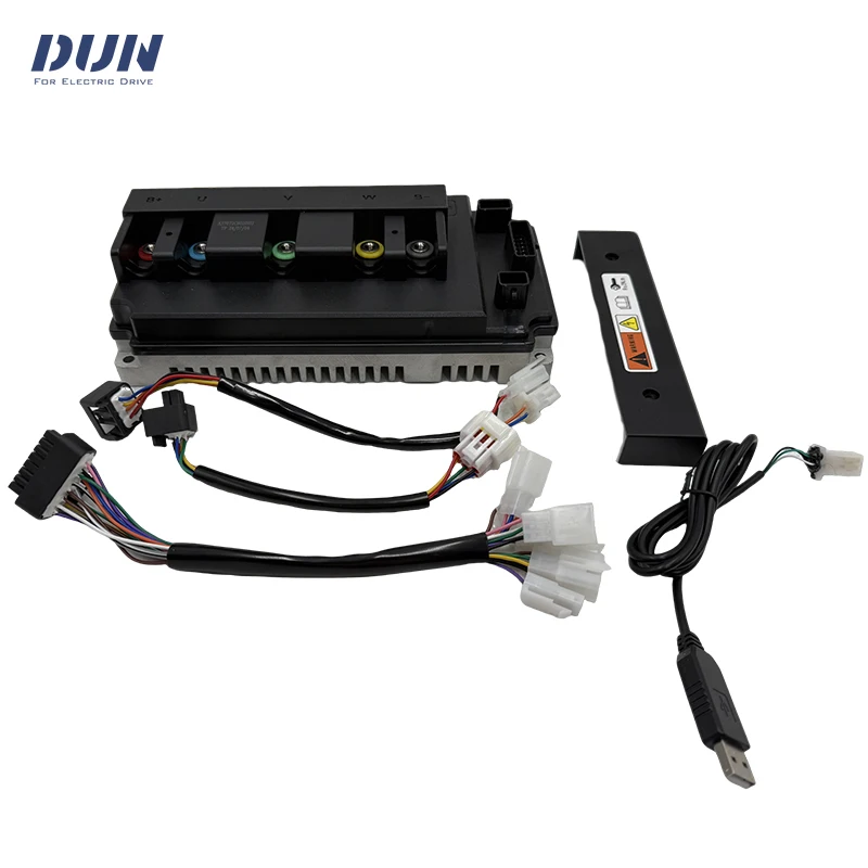 VOTOL EM150 Controller DC 160A BLDC Boost PMSM with N7 N1S Display Speedometer For 4000W Mid-drive In-Wheel Hub Motor