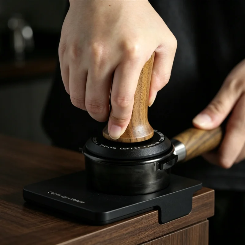 

30lb Constant Pressure Coffee Tamper 51mm 53mm 53.75MM 58mm Espresso Flat Tampers Calibrated Spring Loaded Barista Coffee Tool