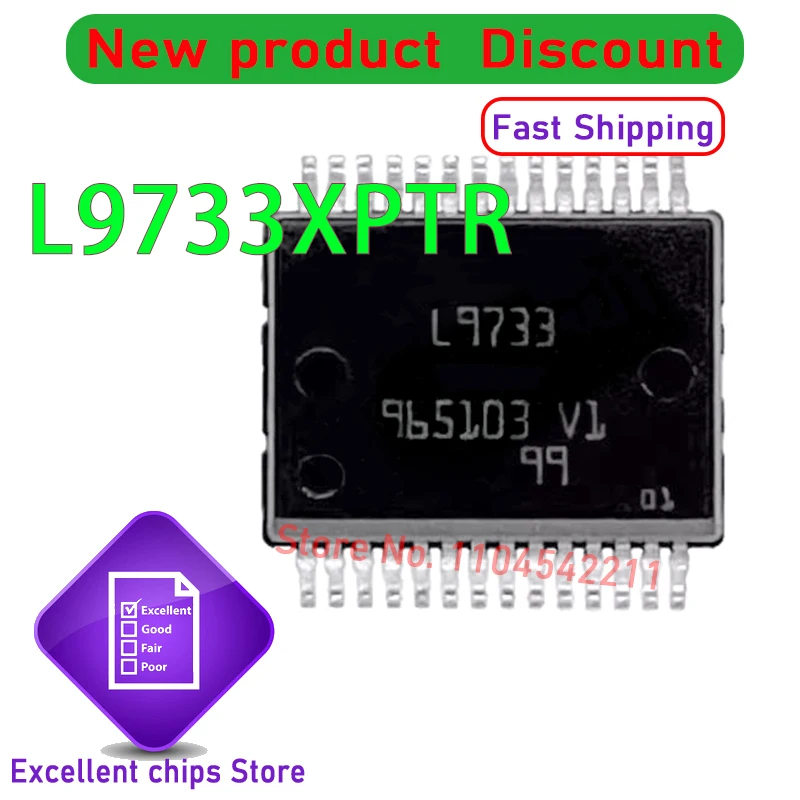 

(5-10 шт.) 100% новый набор микросхем L9733XPTR L9733XP L9733 SSOP28