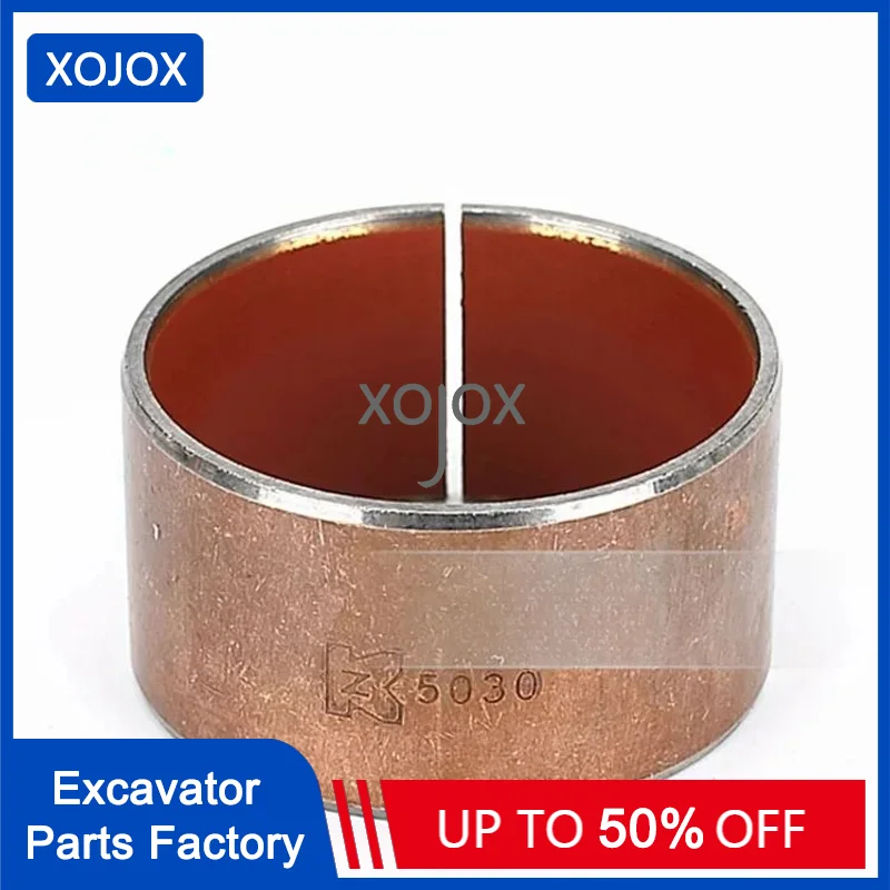 XOJOX For Cat excavator hydraulic cylinder cup liner E320D 323D 306D large and medium-sized bucket arm oil seal sleeve 50 * 30