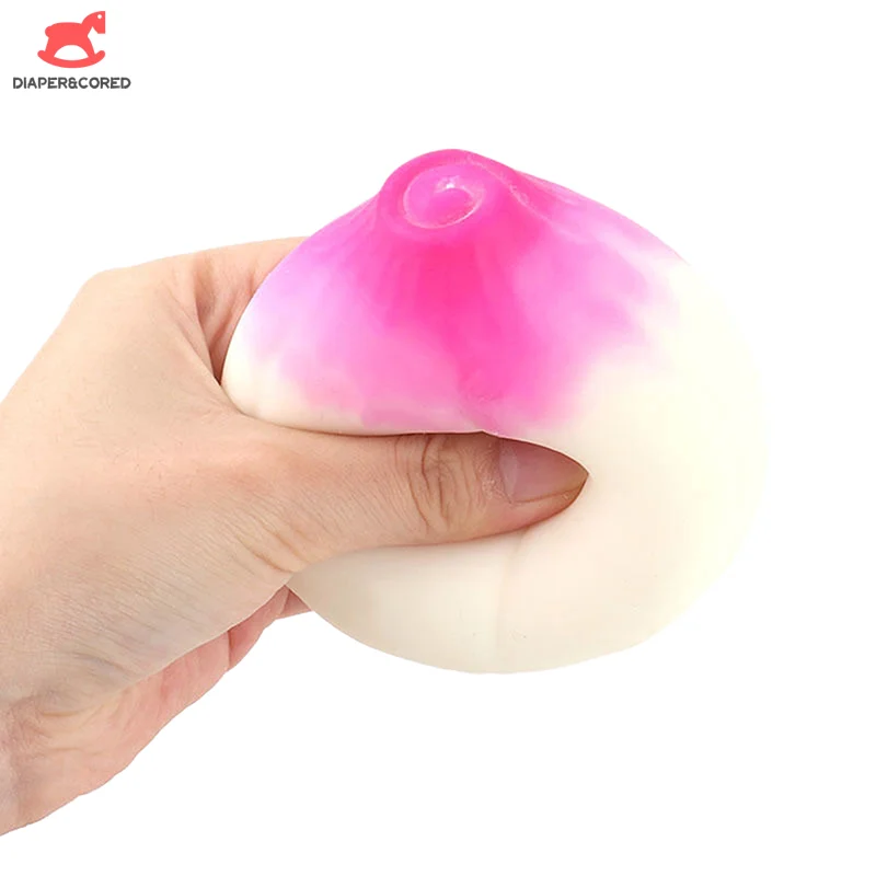 

Creative Simulation Garlic Pinching Tricky Toy Cute Squeeze Slow Rebound Soft Decompression Toy Kid Stress Release Vent Toy Gift