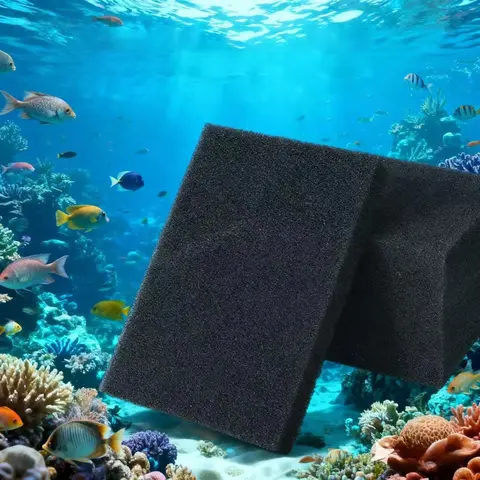 Filter Sponge for Aquariums: Bio-Sponge, Black Sponge, Water Purification, Bacteria Cultivation, Fish Pond, Aquariums – Thicken