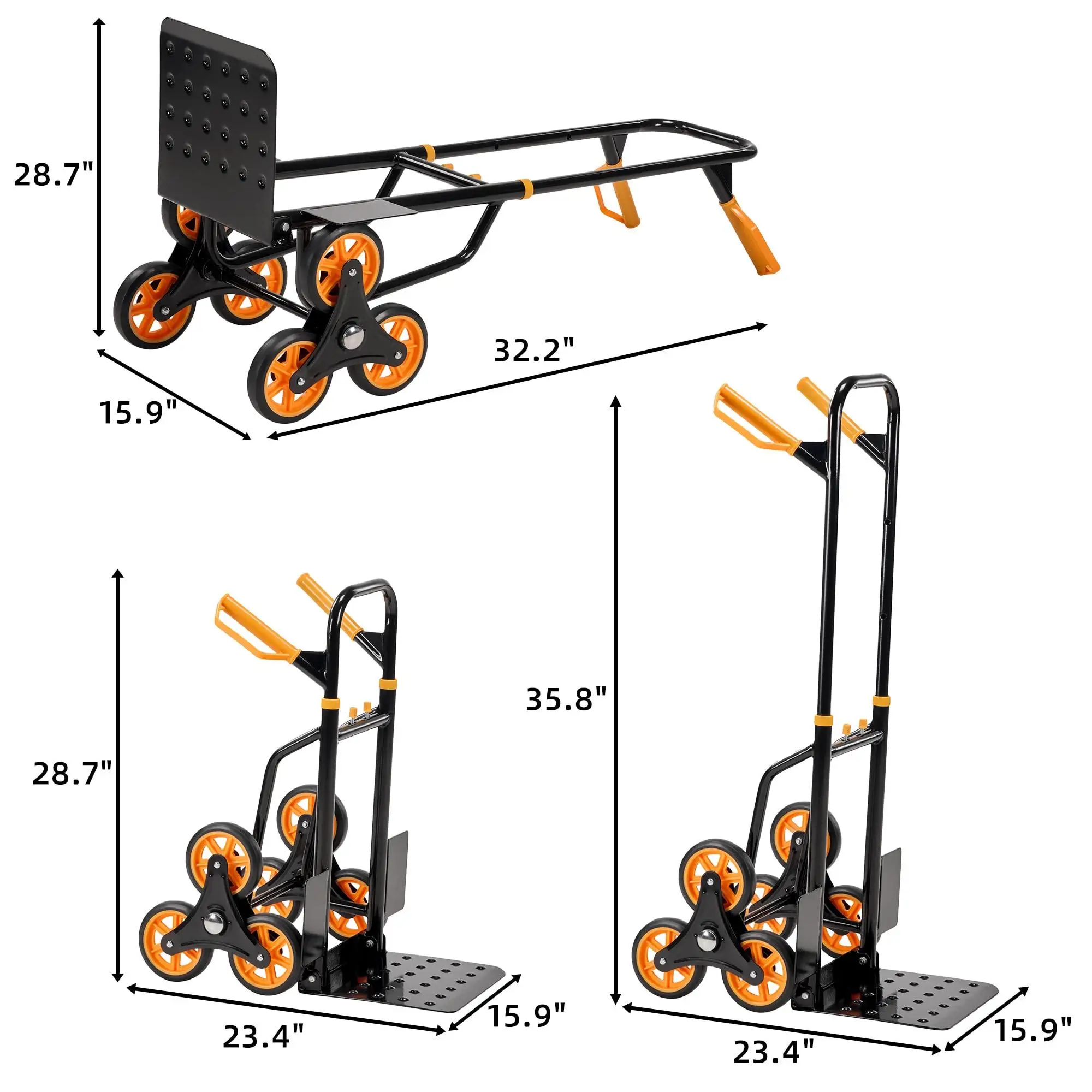 

Stair Climber Hand Truck Dolly,Heavy Duty Stair Climbing Cart