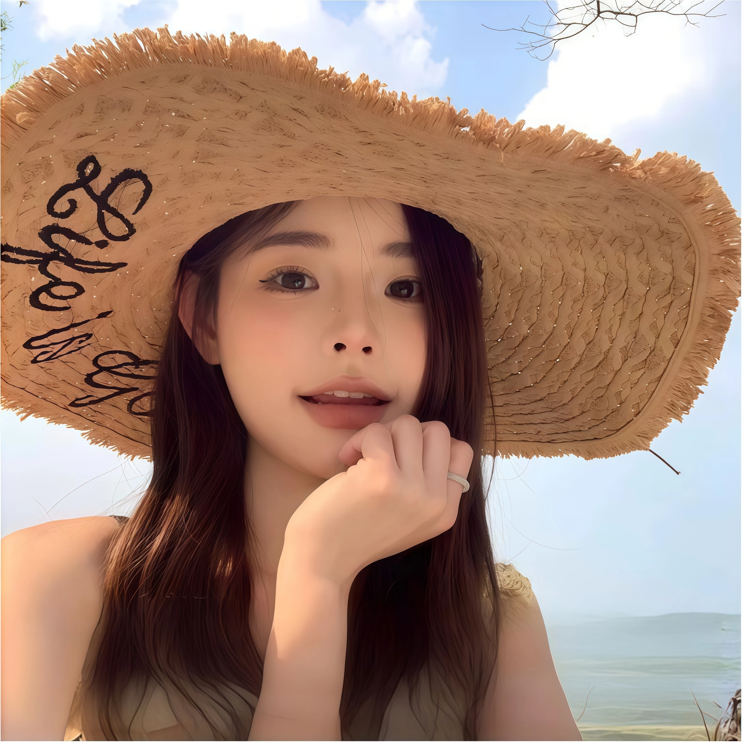 Nouveau Chapeau en Paille Natu - Hat Floppy Wide avis et prix