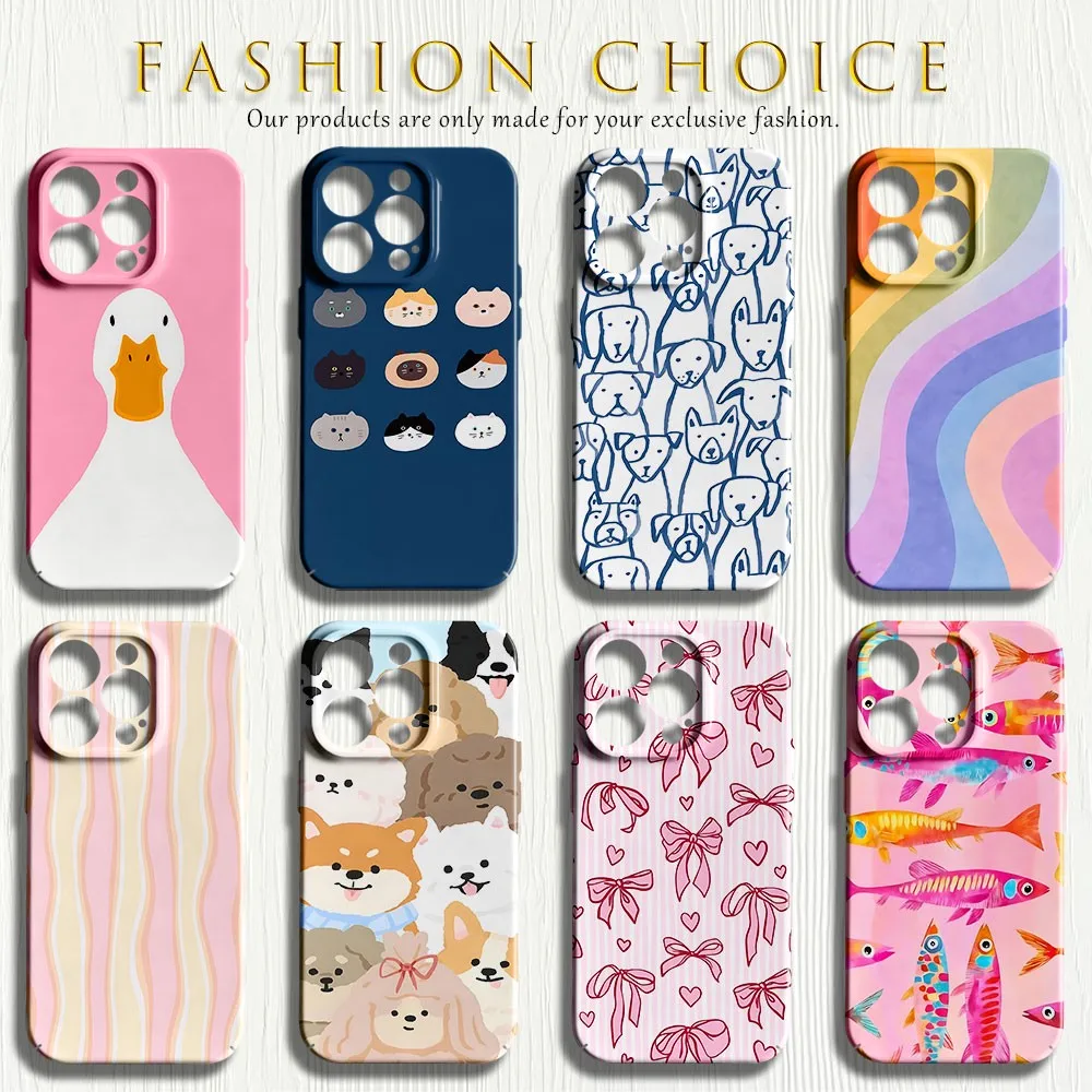 Bear Sketch Glossy Film Hard Phone Case for Samsung Galaxy A27 A37 A57 A17 A07 A16 A56 A26 A36 A55 A35 A15 A54 4G 5G