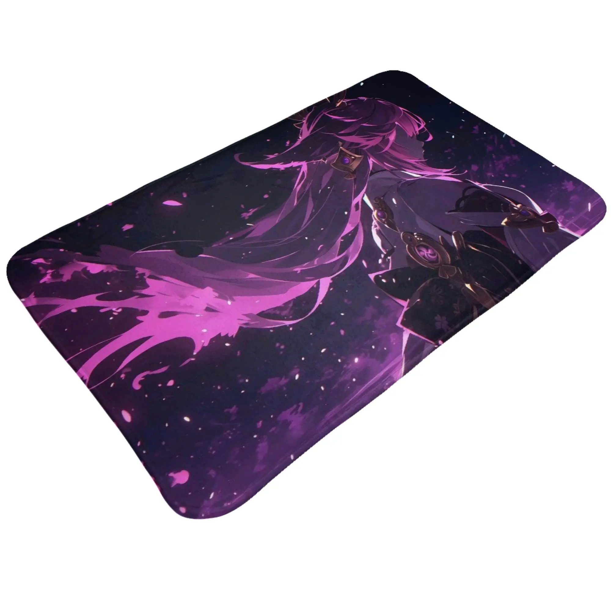 Mysterious Person Anti-Slip Mat Bathroom Yae Miko Absorbent Doormat Floor Decor