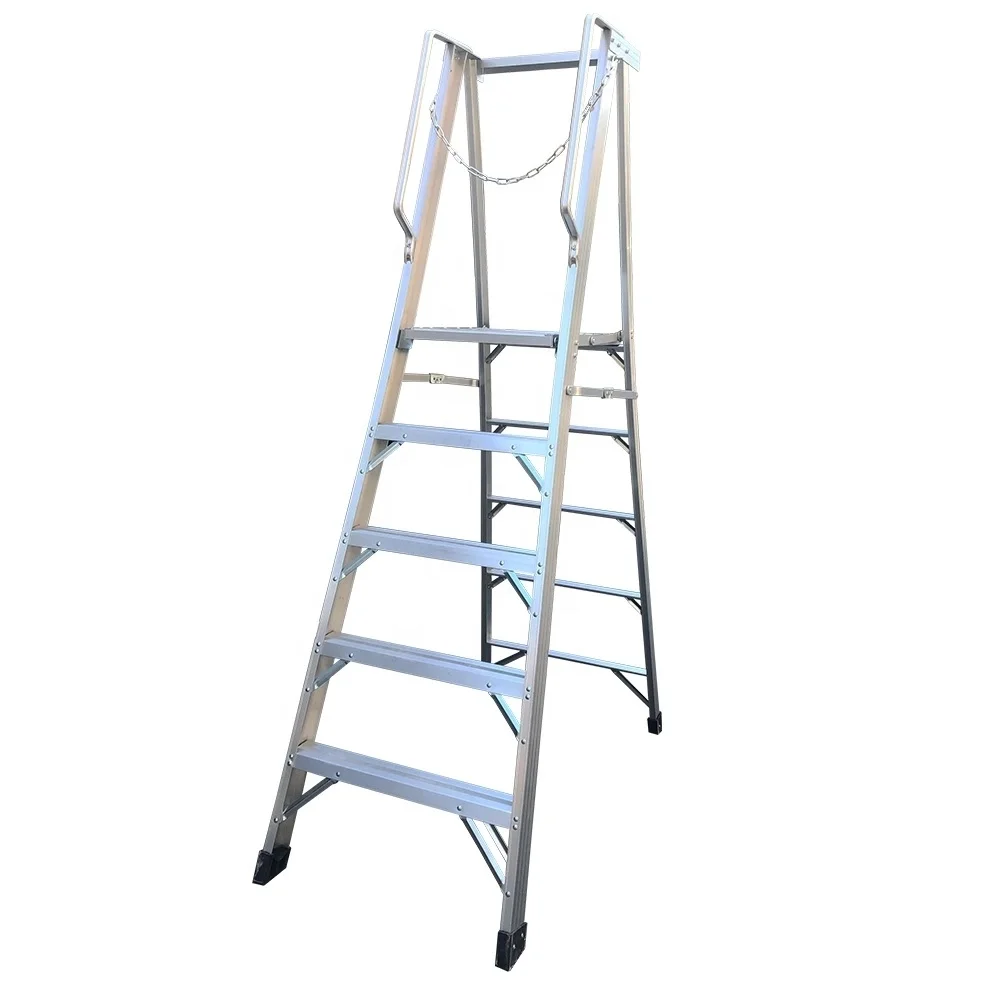 yyhcHigh Quality 5 Meter Ladder Telescopic 26Ft Straight Telescoping Aluminium Ladder Foldable