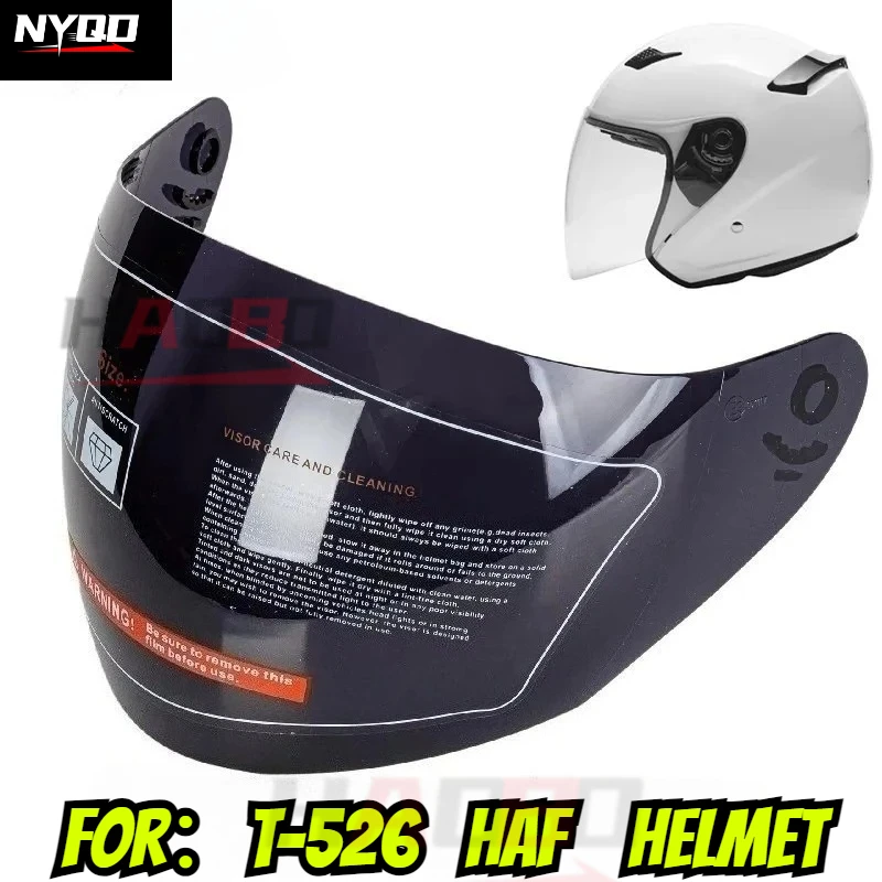 

Motorcycle Half Helmet Visor For T-526 Original Replacement Lens Accessories Casco Moto Replacement Windshield