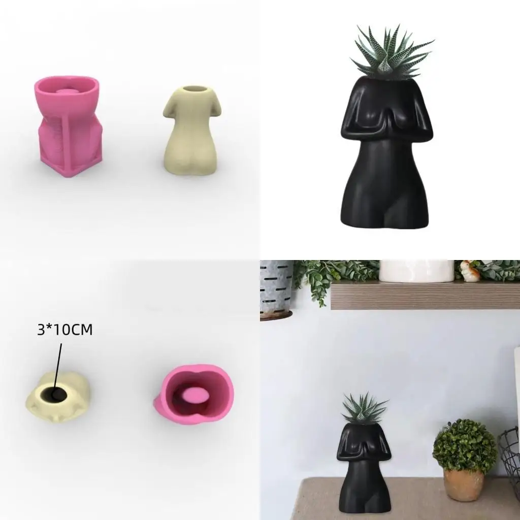 

P9FE Силиконовая цветочная ваза для формы формы тела Гибки