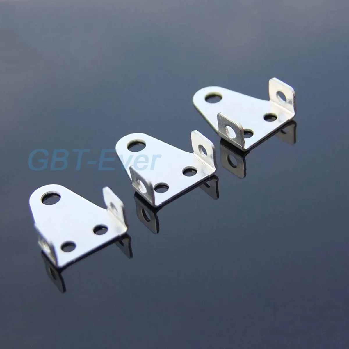 20Pcs Iron Angle Code Axle Holder Frame ngle Iron Mounting Angle Bracket Modeling Accessories U-Shape Iron Multi-hole Connector