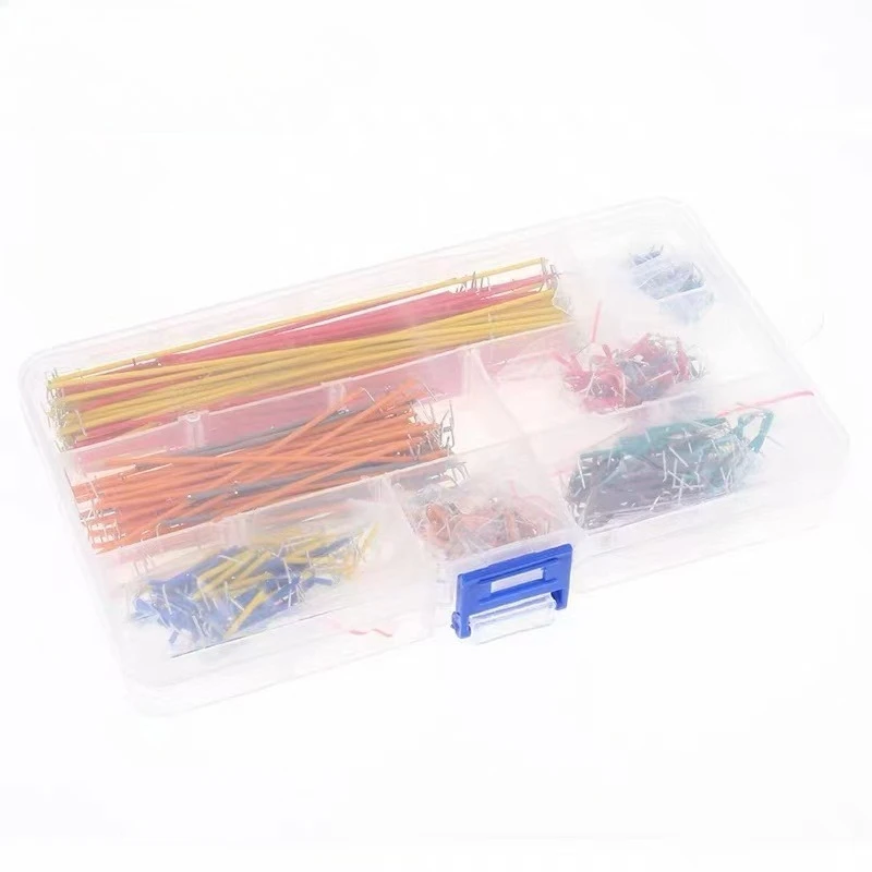 Placa de circuito de pan electrónica Diy, Cable de salto en forma de U, prototipo sin soldadura, PCB, Kit de Cable de puente, 14