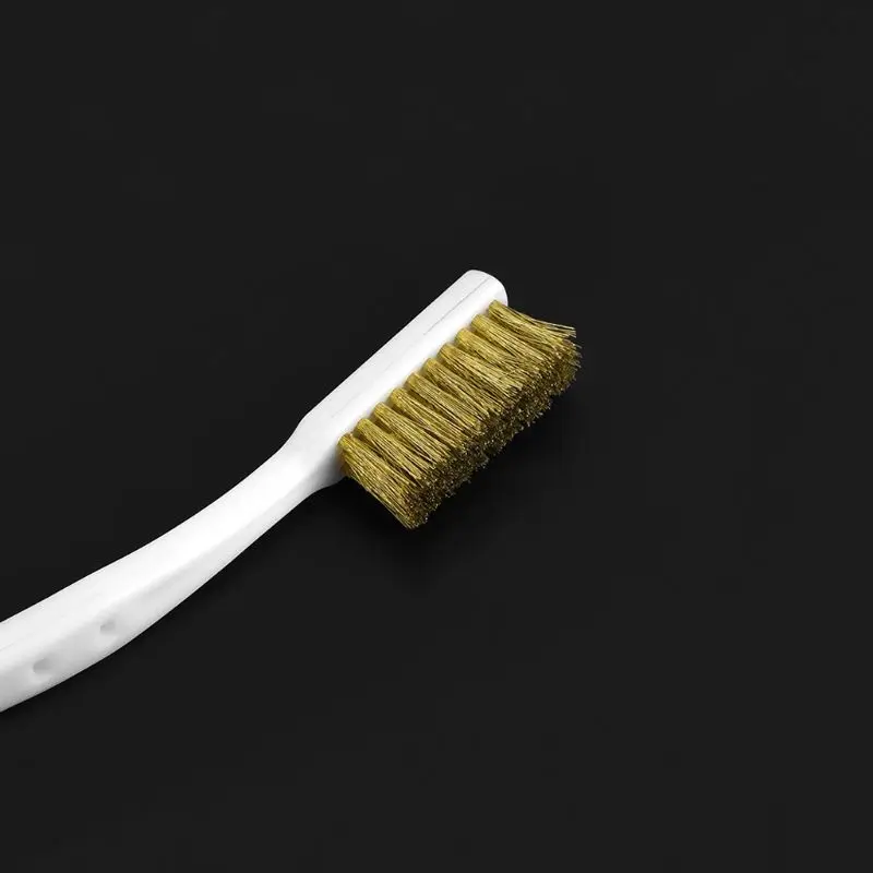 Y1UB Brush Toothbrush Handle for Nozzle Block Hotend Cleaning Hot Bed Cleaning Parts 3D Printer Cleaner Tool