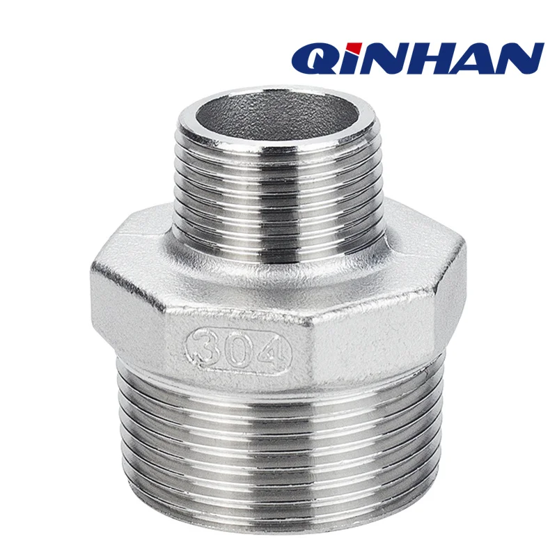 

Переходное соединение с шестигранной внешней резьбой, редуктор с внешней резьбой из нержавеющей стали 304, редукционный фитинг с двойной внешней резьбой