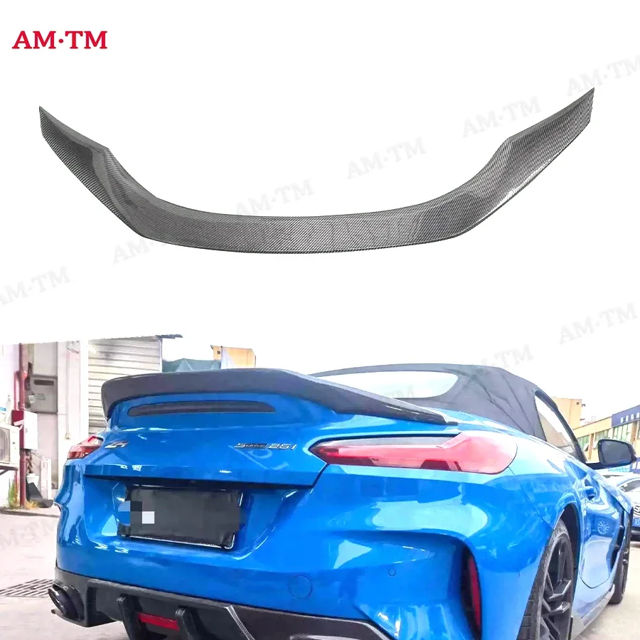 Für BMW Z4 G29 2019+ T-Style Hochwertige Carbonfaser Heckflügel Heckspoiler Duckbill Auto-Flügel Nachrüstung des Heckflügels