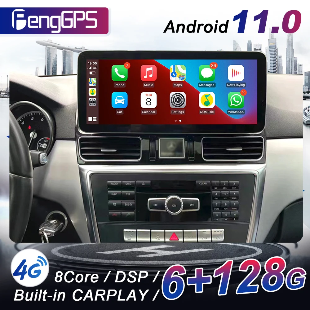 

128G Android GPS Navigation For Mercedes-Benz ML GL GLS 2012-2019 Autoradio DSP LTE Car Multimedia Player 360 Panorama Head Unit