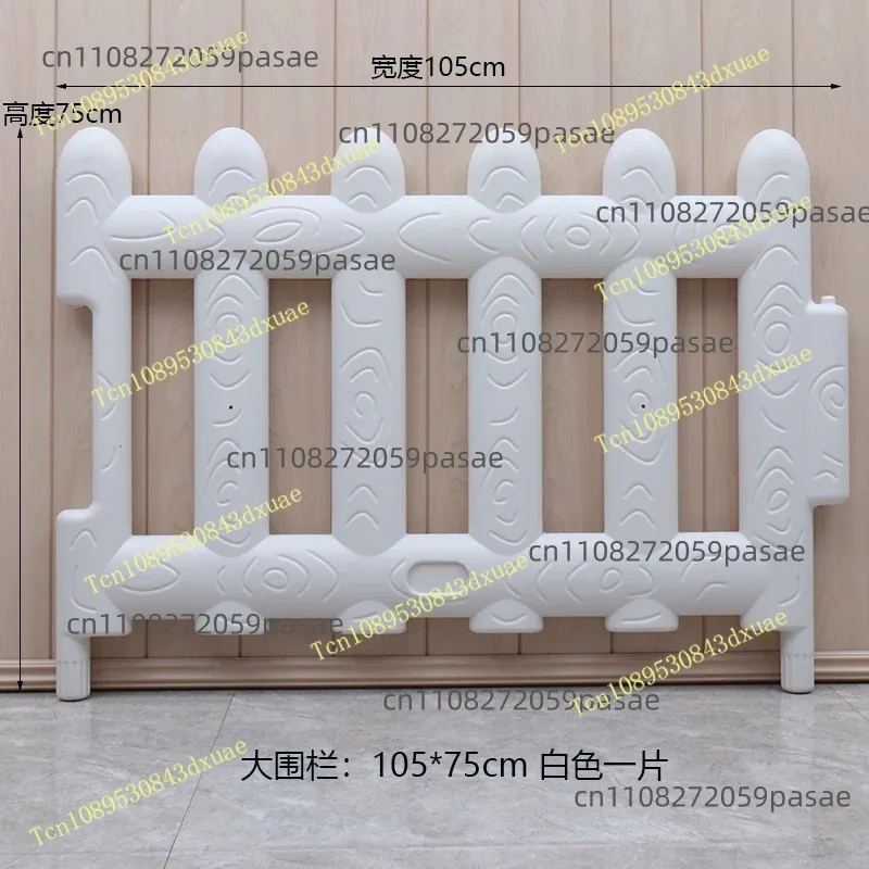 Multi-Angle Plastic Fence Gate Span, Fence Railing, Gate-Equipped Guardrail Plastic Fence