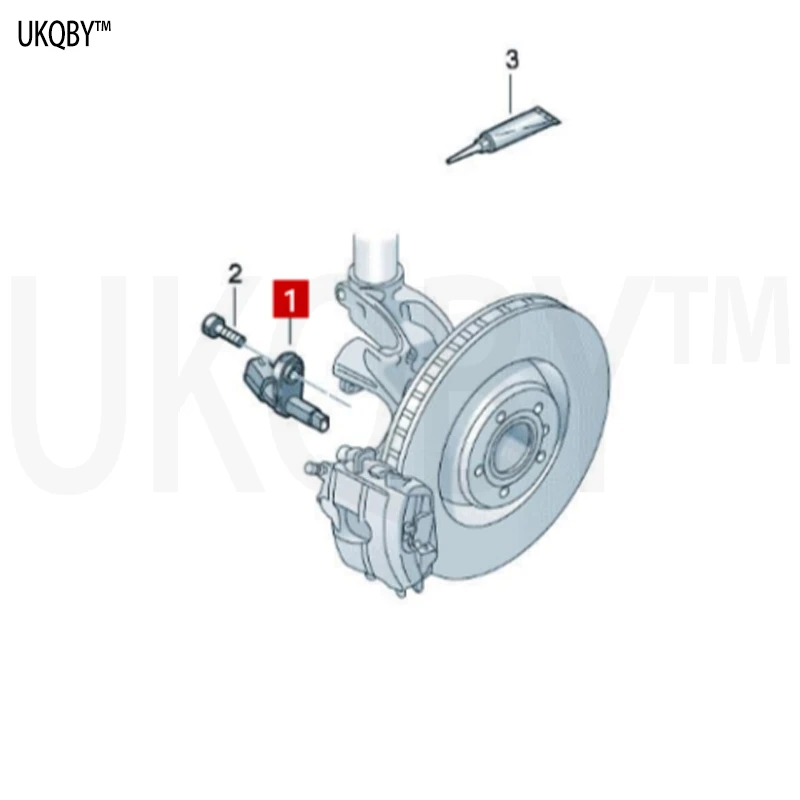 مستشعر سرعة السيارة الأمامي مستشعر L/السرعة WHT003857 WHT003857A WHT003857B 7L0927807B #2