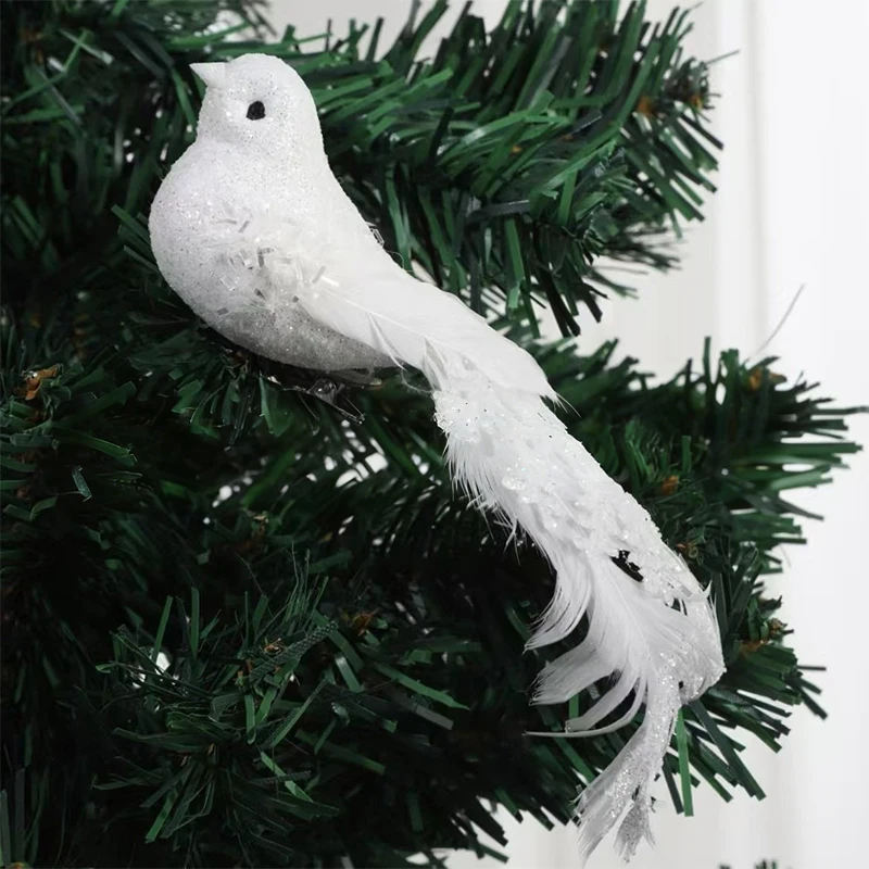 【1PC Cute Artificial Birds Fake Foam Animal Simulation Birds Models Tit DIY Craft Home Garden Ornament Decoration】