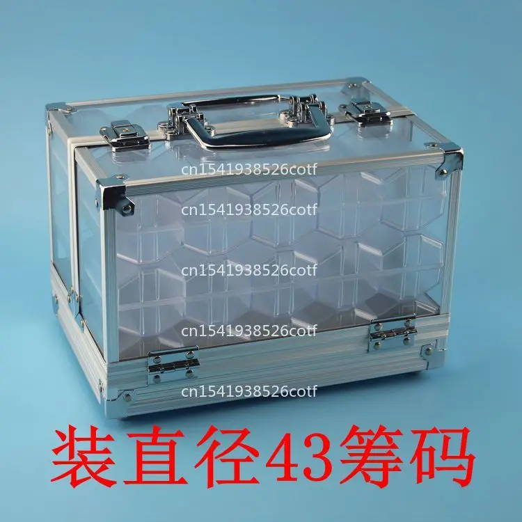 

43 Техасская коробка для чипсов, 600 ярдов, двойная открытая прозрачная, 45, пустая коробка