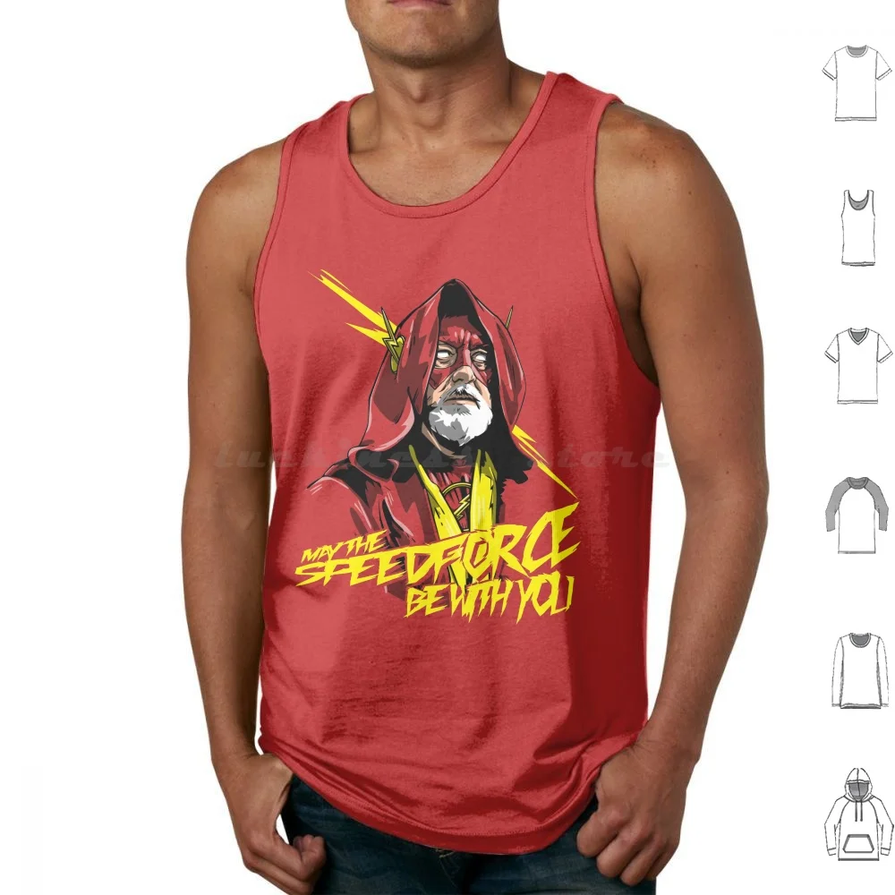 Use The Speedforce Tank Tops Vest Sleeveless Scarlet Speedster Speedforce Fastest Man Alive Fastest Dark Side Knight Sci Fi
