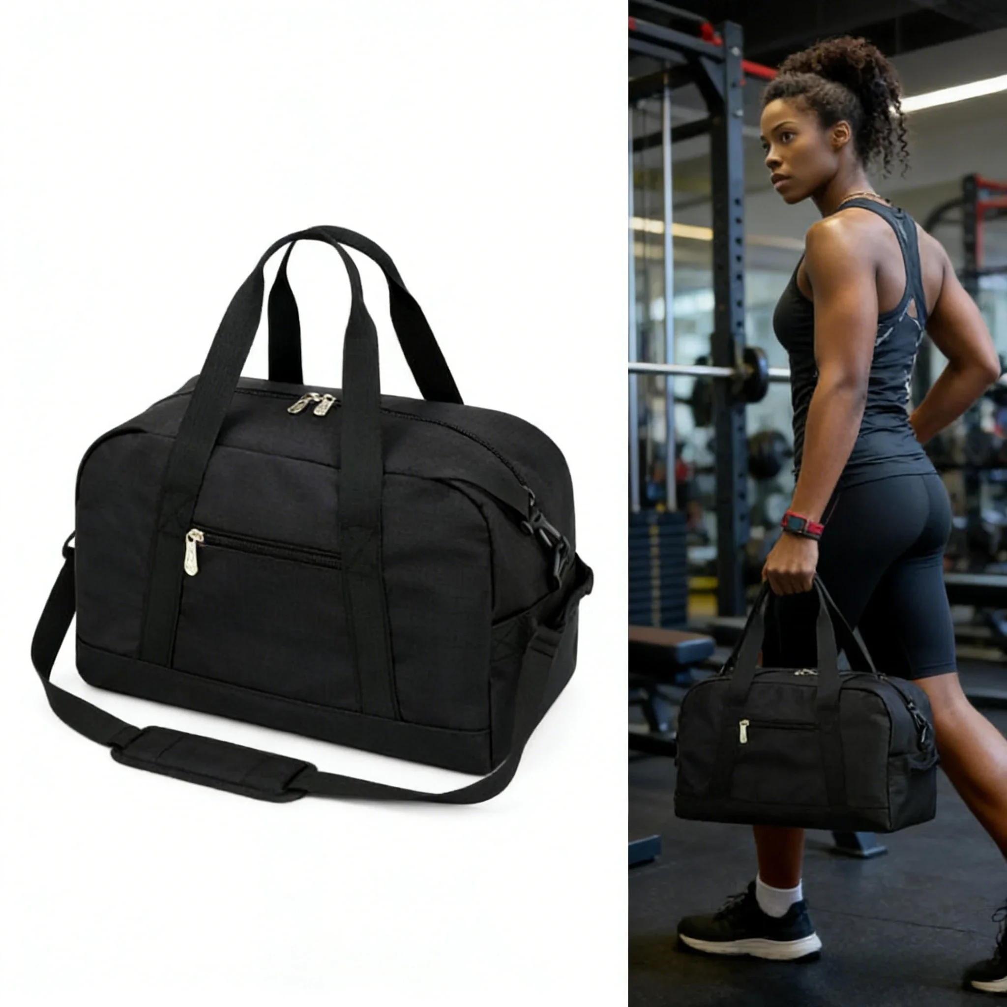 Fitness Bag multifunctional yoga bag Large Capacity fitness gym bag Waterproof Adjustable Shoulder for Travel & Sports