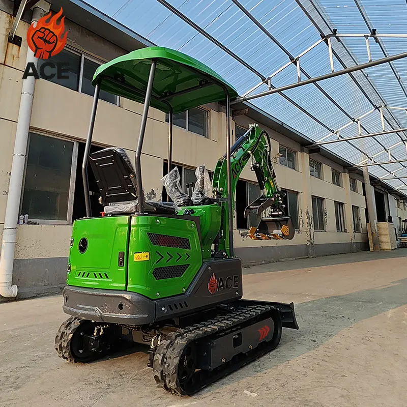 Spedizione gratuita Mini escavatore da 1 tonnellata Epa Euro5 Micro Digger Bagger Crawler Digger Escavatore da 1,5 tonnellate per personalizzare