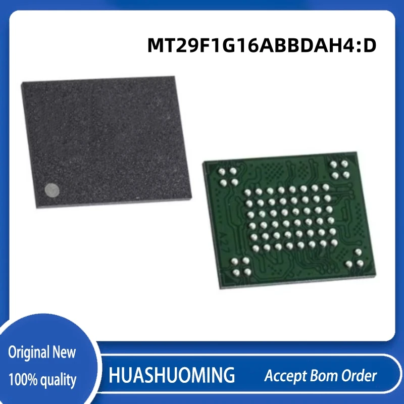500Pcs/Lot  New  New MT29F1G16ABBDAH4:D MT29F1G16A LASH MT29F1G16 NQ431 BGA63
