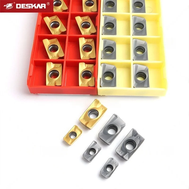 DESKAR Original APMT1135 APMT1604 PDER HM M2 H2 XM LF6018 Carbide Inserts CNC Shoulder Milling Cutter for Stainless Steel 10pcs