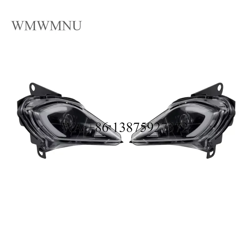 Faróis dianteiros LED Wmwmnu com anel halo para Raptor 250 350 700 YFZ 450R, acessórios de iluminação para motocicletas e ATVs.