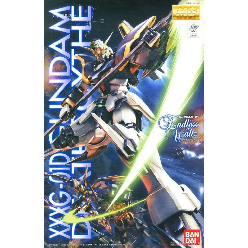 Bandai Gundam Model Kit Anime Figure MG 1/100 XXXG-01 Deathscythe Gundam Genuine Gunpla Anime Action Figure Toys for Children