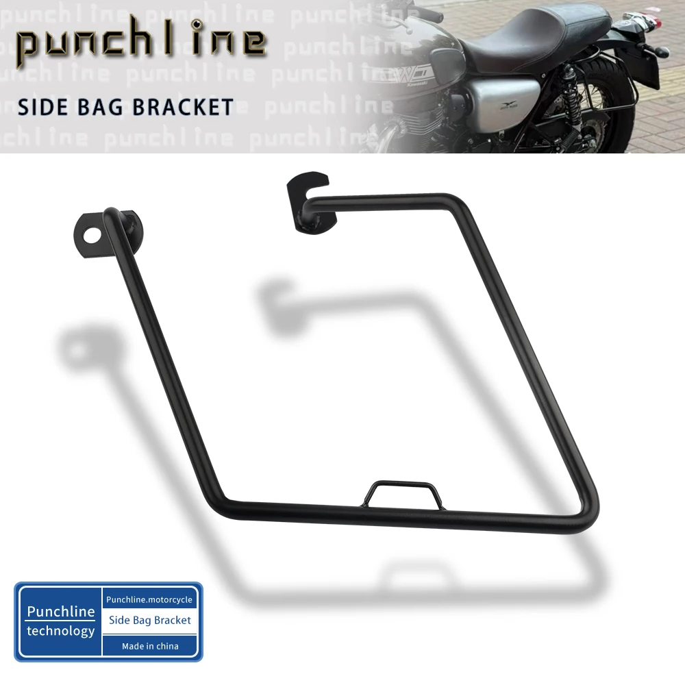 Fit W800 Cafe For W800 Street W650 W400 W 650 W 400 Right Side Trunk Bag Support Left Side Bag Bracket