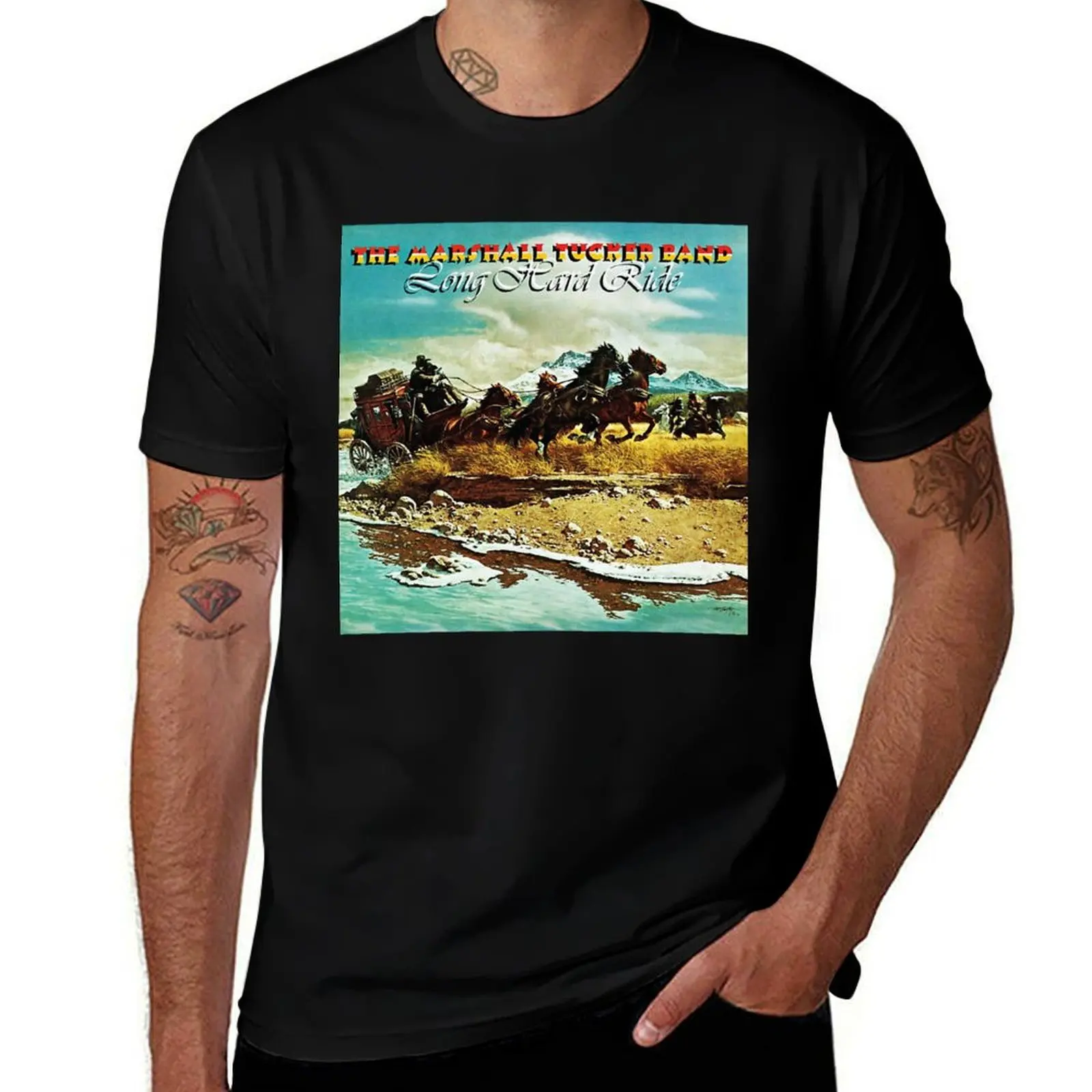 

The Marshall Tucker Band Long Hard Ride T-Shirt man t shirt animal prinfor boys korean fashion mens workout shirts