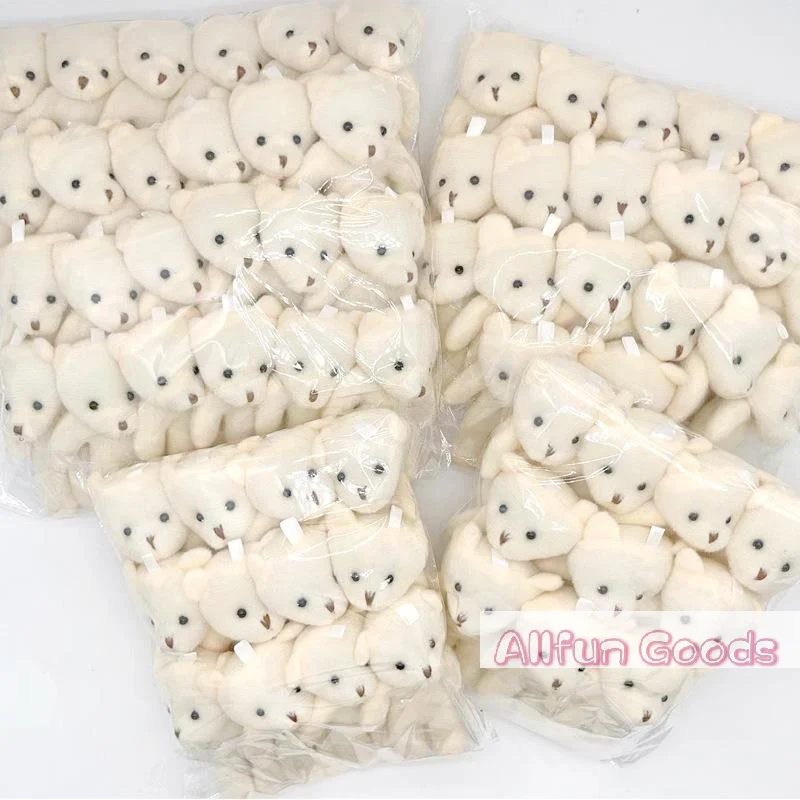[TG835]10/12/18/20Pcs Birthday Wedding Party Favors Supplies DIY Accessory Mini Cute Cartoon Plush Bear Girl Gift Doll Toys