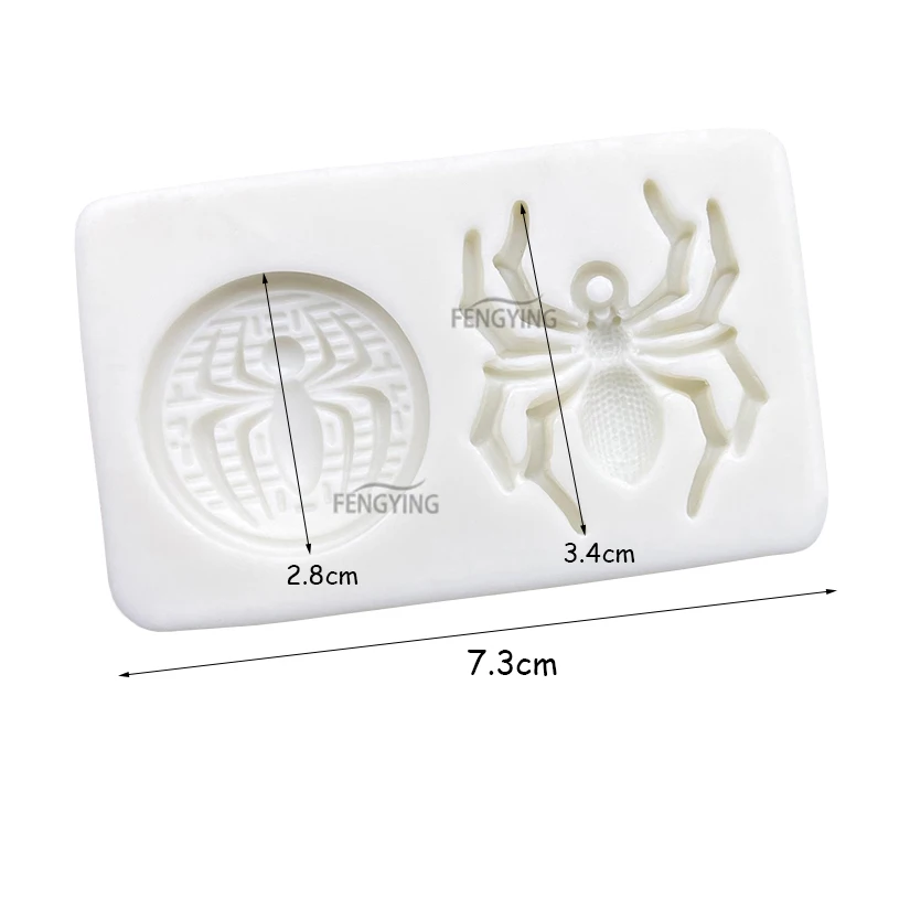 Spider Halloween Silicone Cake Baking Mold Sugarcraft Chocolate Cupcake Resin Tools Fondant Decorating Tools